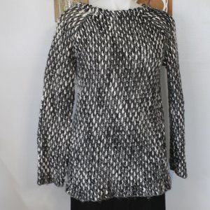 Gottardi Collection Open Looped Chunky Knit Wool-Blend Sweater